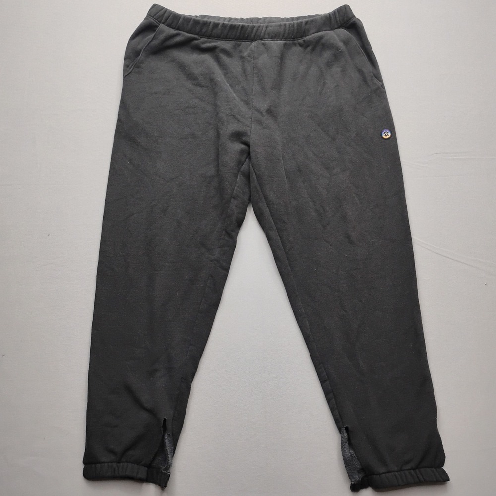 Patagonia Mens XXL Black Regenerative Organic Pilot Cotton Sweatpants Joggers